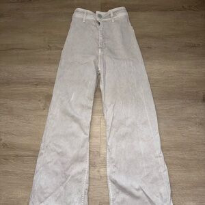 Zara Light Gray Marine Denim Pants